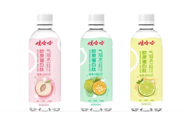 可以喝的胶原蛋白娃哈哈轻奈气泡水新鲜上市