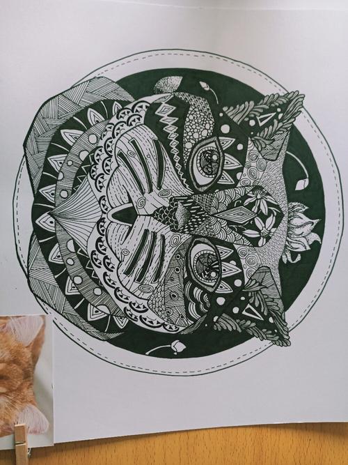 以动物为主题的适合纹样_绘画_文化_绘画