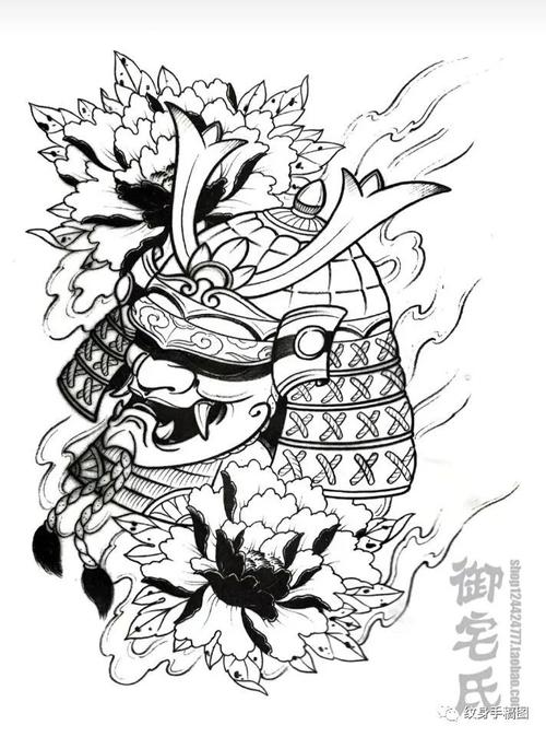 纹身手稿 纹身图案 纹身素材 精品线条手稿