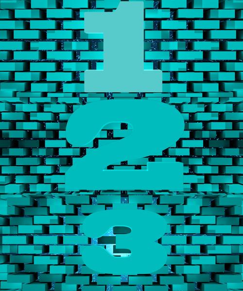 裸眼3d倒计时led全息投影素材