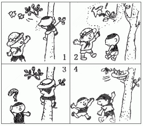 二年级看图写话不许掏鸟蛋