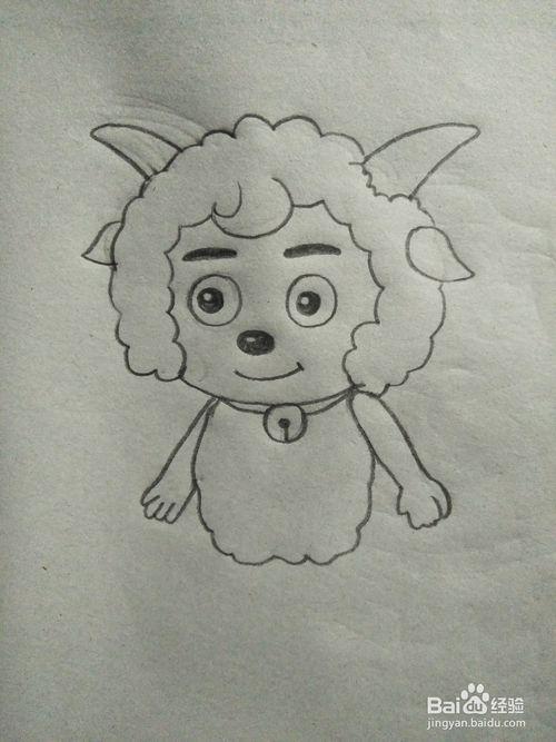 喜羊羊简笔画