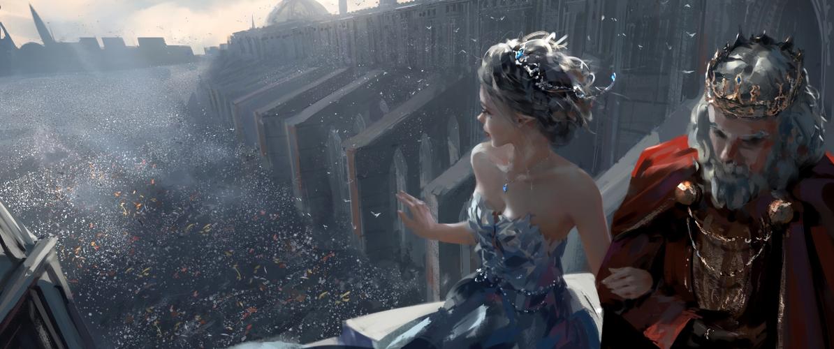 冰公主 国王 梦想 鬼刀带鱼屏超高清壁纸精选3440x1440