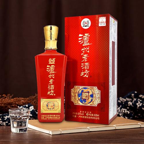 泸州老酒坊52度红运开怀625ml6瓶浓香型白酒