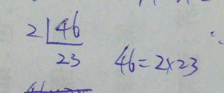 把78,33,58,46分解质因数