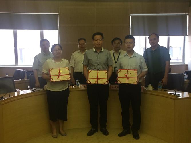 上海市科委副主任傅国庆,上海市科委人事教育处处长过浩敏,机关党委副