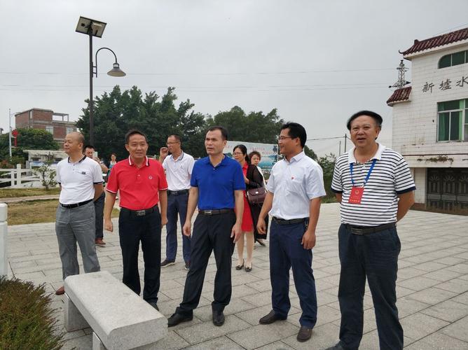 电白区人大代表团到林头镇开展河长制评议工作