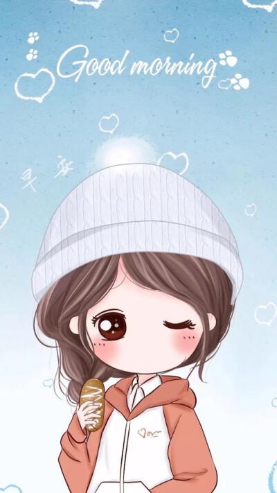 可爱手绘女生头像