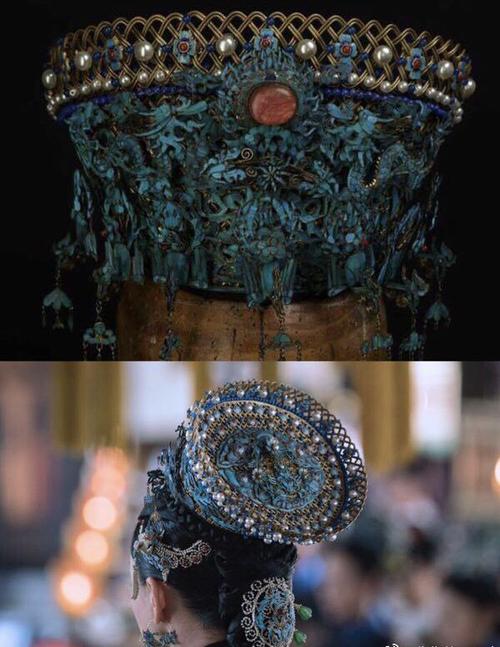 《如懿传》中出现的钿子,周迅的如懿有5款,每一款都非常精致!