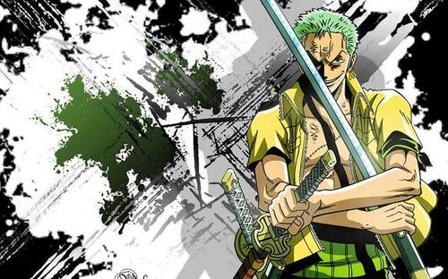 海贼王超级路痴罗罗诺亚·索隆帅气电脑壁纸图片#动漫