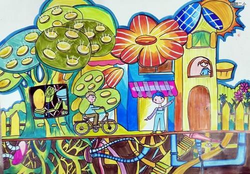 科技节科幻画简笔画