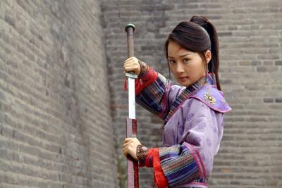 《少林寺传奇》探班 少林寺里的美女孙卉凝