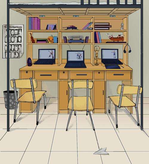 我的宿舍之听我的(二维动画)