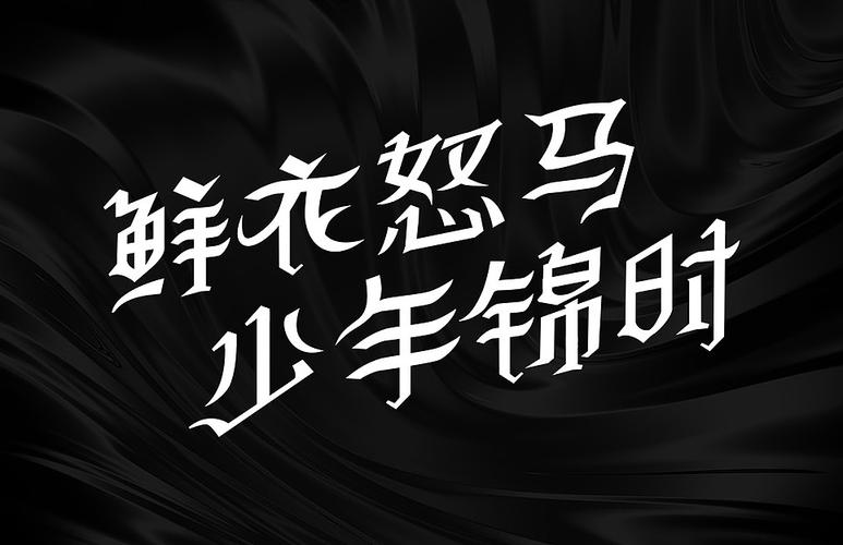 字体练习 鲜衣怒马/少年锦时
