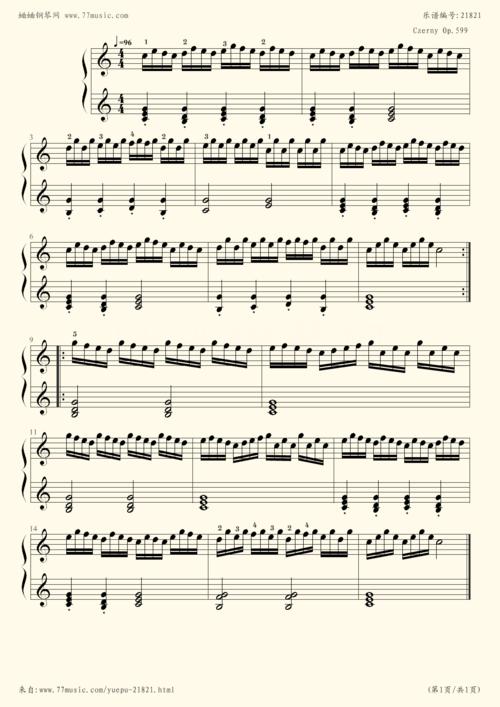 车尔尼599 no.18 - 车尔尼 - 第 1 页