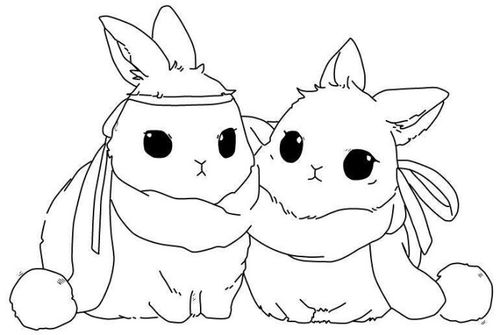 黑白线稿/橡皮章素材/魔道祖师/动漫/忘羡