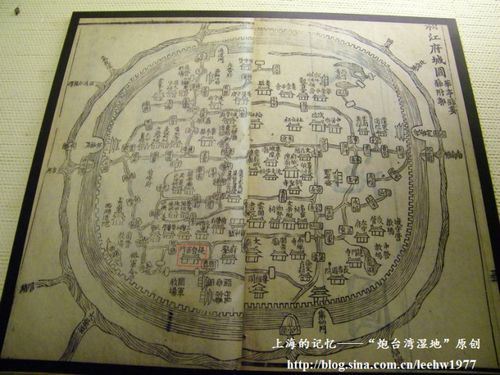 方塔园——陈化成祠:松江府城地图