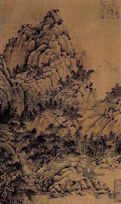 五代北宋山水画大师关仝,"笔愈简而气愈壮,景愈少而意