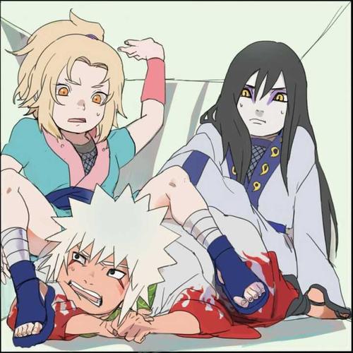 有没有大蛇丸和自来也小时候的壁纸?