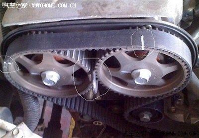 奇瑞a5换正时皮带最笨的方法【图】