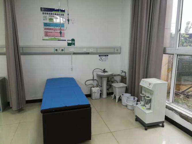 处理各类经消化道途径中毒的  洗胃室