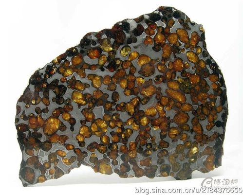 转载精美橄榄陨铁橄榄石铁陨石高清组图