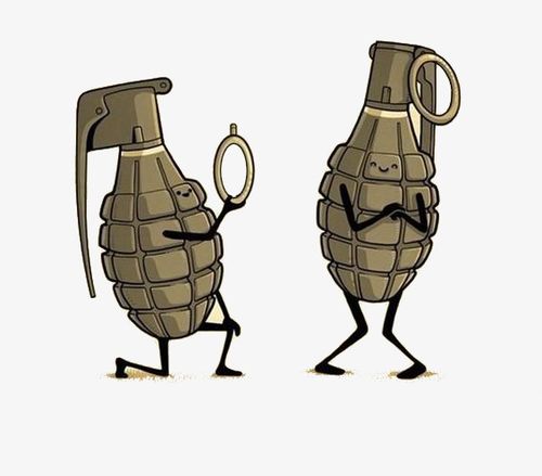 mbe风格的手雷矢量图