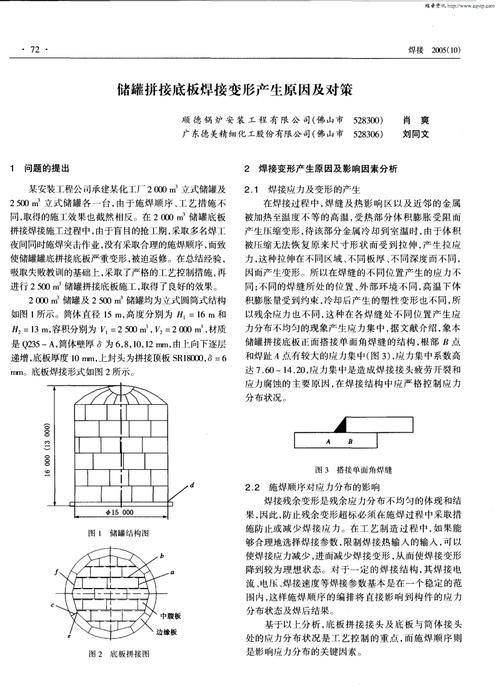 储罐拼接底板焊接变形产生原因及对策.pdf 2页