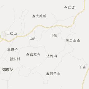 红河哈尼族彝族自治州弥勒市地图