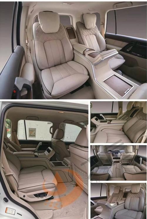 凌志lx570二排改装航空座椅效果图片天津港雷克萨斯570内饰升级