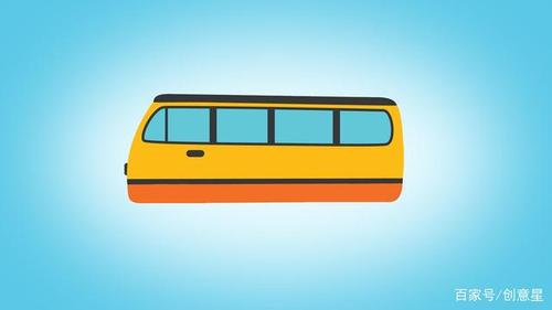 如何画卡通公共汽车