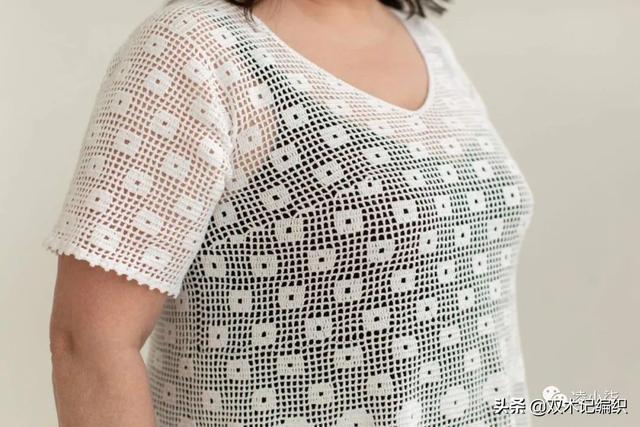 请欣赏大片网格钩衣合集