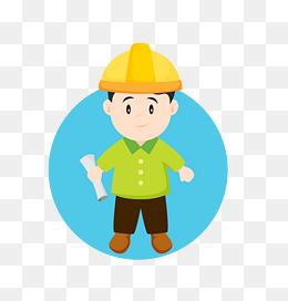 建筑师头像卡通