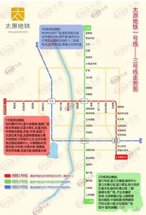 【五一长假 买房特刊】太原将迎来地铁时代,附1-3号线周边地铁房