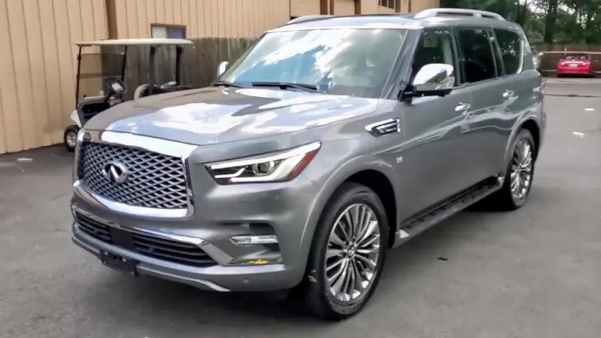 英菲尼迪qx80到货看到这颜值和空间心动了