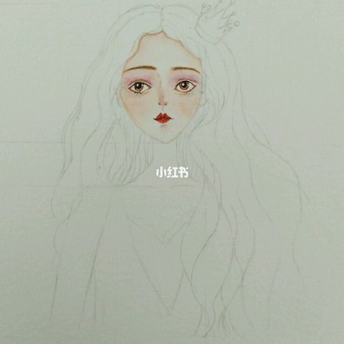 水彩――手绘人物头像 颜料:史克明大师级24色 纸:梦法儿 画了个人物