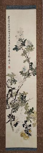 民国画家张熊作品,四尺平,12万.