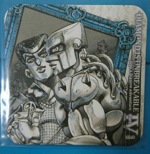 画展 冒険の波纹 jojoの奇妙な冒険 アート コースター 东方仗助 クレ