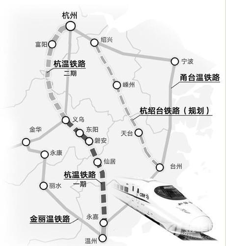 杭温高铁获准,成为金义都市区与温州都市区,杭州都市区的最快捷通道