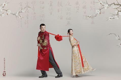 520表白日!"功夫熊猫"韩德君和朱悦荧结婚照新鲜出炉