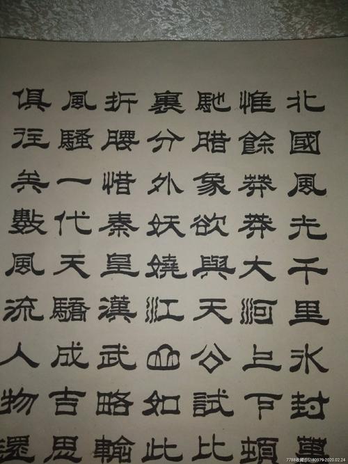 沁园春雪四尺中堂书法