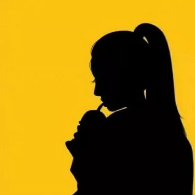 影子 黄色头像 情侣头像 男生头像 女生头像