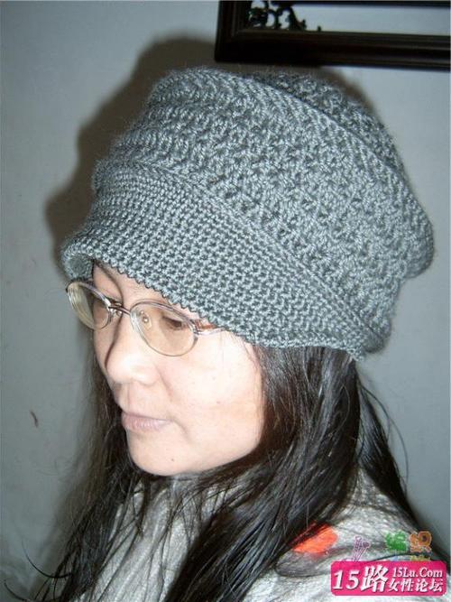 漂亮的韩版帽子!有钩织教程!