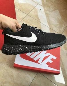 耐克nike roshe run泼墨星空伦敦小跑跑步运动鞋