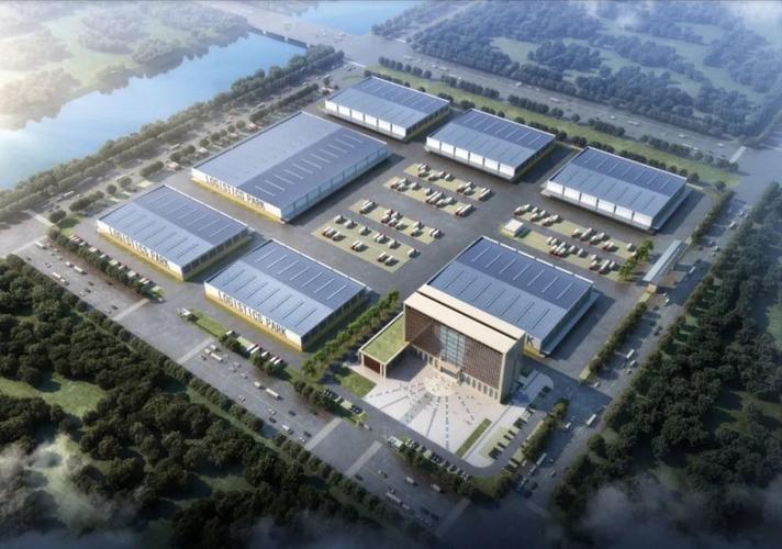 头条直击滨海城南智慧物流园项目建设现场