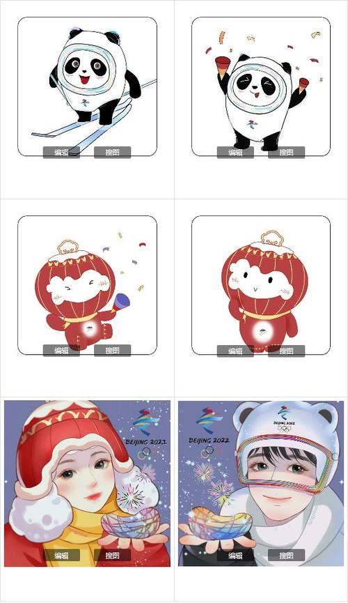 冬奥会头像框制作快换你的雪容融冰墩墩头像吧