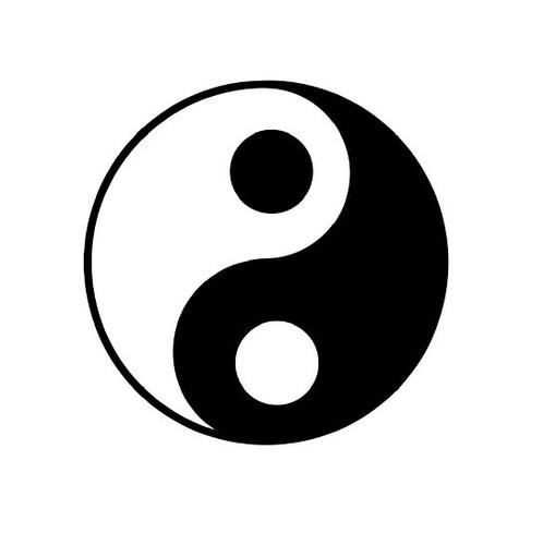 汽车反光个性贴纸太极车贴墙纸阴阳太极图车贴纸墙纸贴