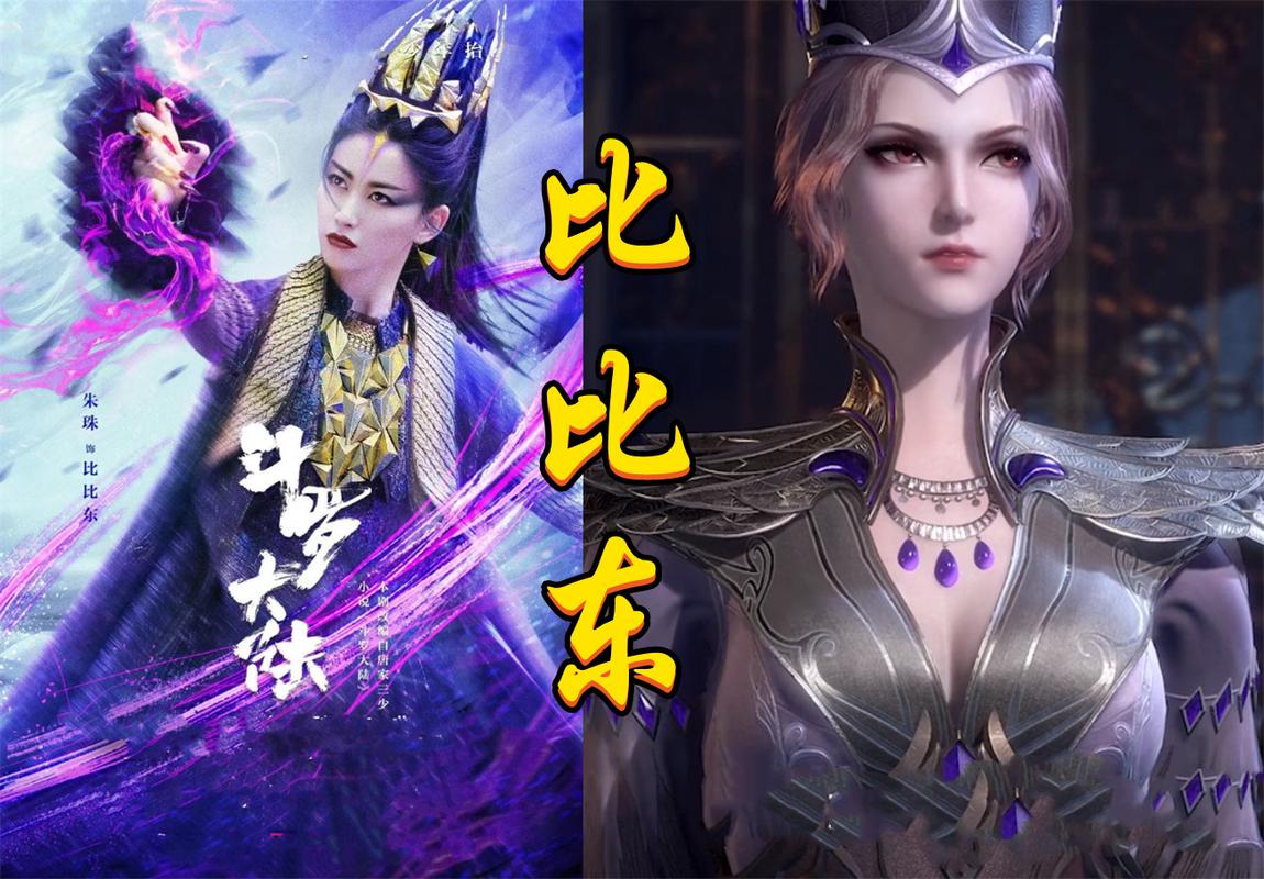 原创斗罗电视剧五大女神走出二次元,竹清输了身材,比比东惨变比比西