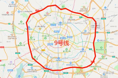 成都地铁4号线西延线大致走向为南北走向,线路大致沿温江区蓉台大道南