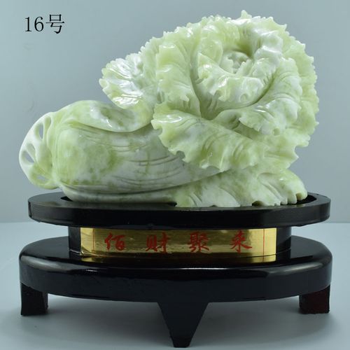 岫玉摆件岫岩玉石白菜摆件精品辽宁岫玉玉米雕件乔迁玉摆件 131号
